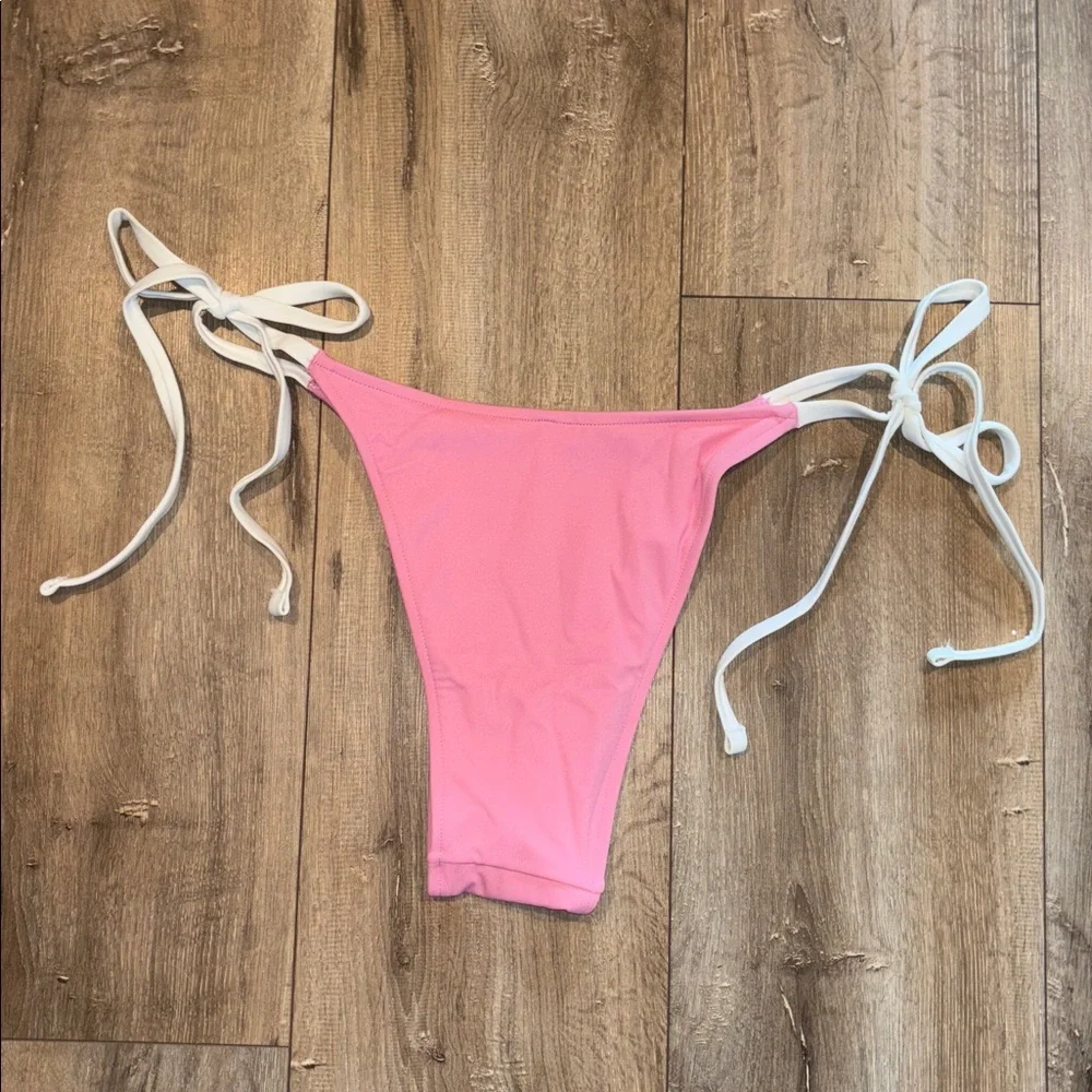 Frankie’s Bikinis X PINK string Bikini Bottom